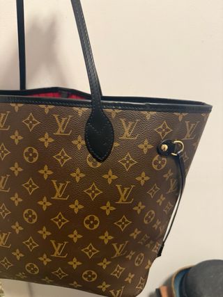 Bolso Louis Vuitton Neverfull Marrón y Negro