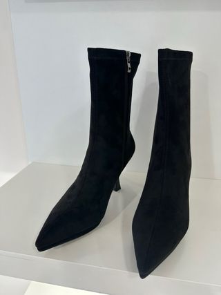 Botín ante negro tacón plataforma T39