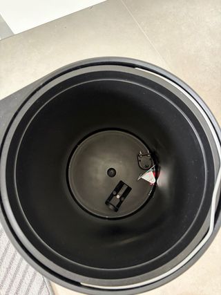 Balde do lixo Hailo cinza e preto