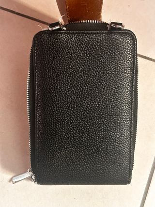 Borsetta nera con zip