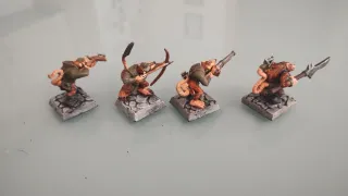 X4 Miniaturas Skaven Acechantes nocturnos