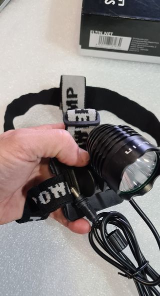 Faro frontal 1200 lumens cabeza o manillar