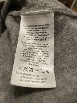 Jersey Gant Super Fine Lambswool Gris