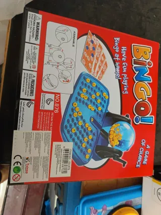 Juego de Bingo 90 Bolas 48 Tarjetas