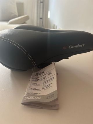 Sillín Crivit con cámara de aire