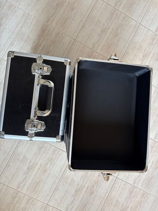 Yaheetech Maletín de Maquillaje Aluminio con Rueda