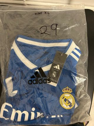 Camiseta Real Madrid Adidas Azul XL