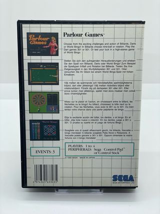 Parlour Games Sega Master System