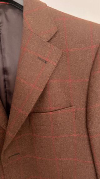 Americana hombre Hackett Marrón Cuadros