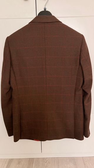 Americana hombre Hackett Marrón Cuadros