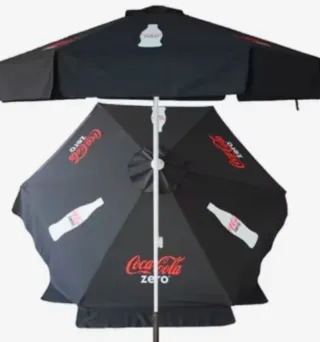Sombrilla Coca-Cola Grande Negra