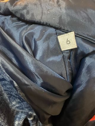 Buzo azul marino t. 6 meses