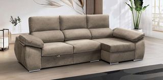 SOFA SELLA 280cm Tela Beige/Gris