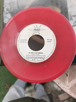 Disco Vinilo Infantil El Lobo y las Cabritas