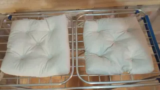 Cojines para Terraza (2 unidades) 38x38x6cm