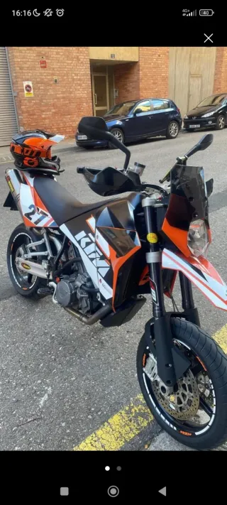 KTM 950smc en muy buen estado regalo casco y baul