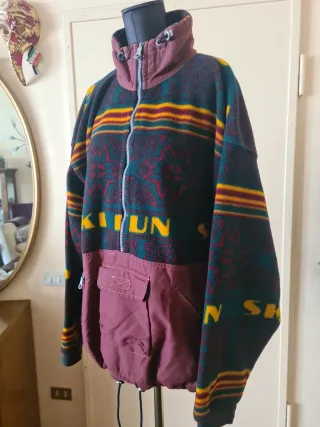 Pile vintage multicolor vestibilità più di una L