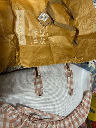 Saco Walking Mum rosa pastel