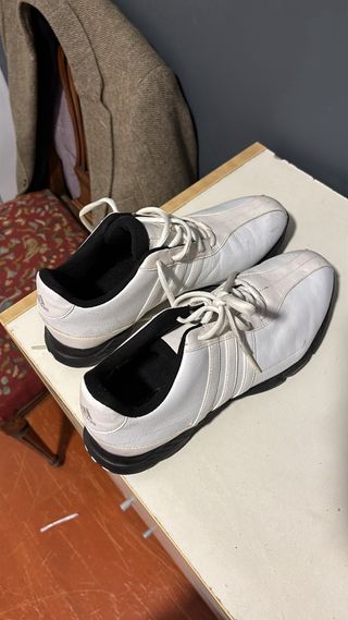 Zapatillas de golf Adidas blancas