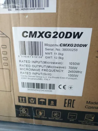 Horno Microondas Candy con Grill