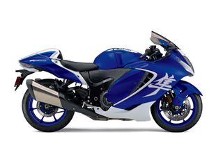 Suzuki Hayabusa Azul y Blanca