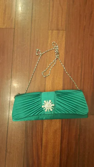Bolso de fiesta verde
