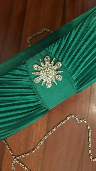 Bolso de fiesta verde