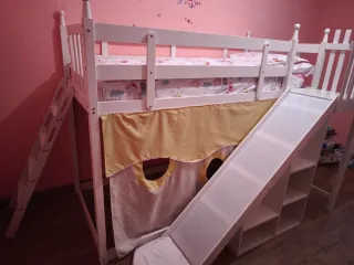 Se aceptan ofertas.A recoger.Cama alta con saco nó