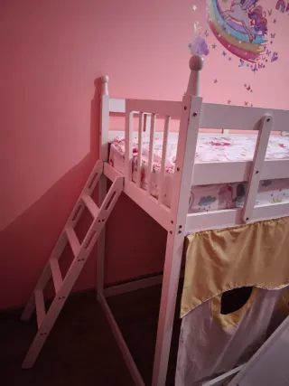 Se aceptan ofertas.A recoger.Cama alta con saco nó