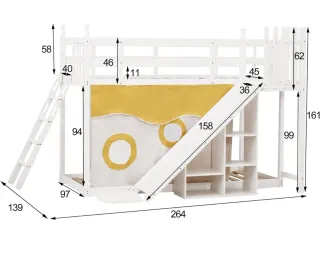 Se aceptan ofertas.A recoger.Cama alta con saco nó