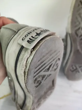Converse grises altas
