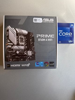 Asus Prime B760M-A WiFi + Intel i9 12900kf