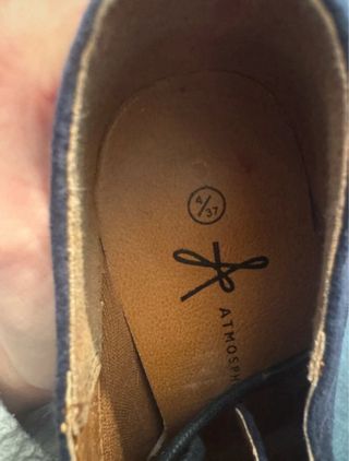 Botines tacón azul marino Primark (Atmosphere)