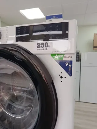 Lavadora Hoover Carga Frontal Blanca