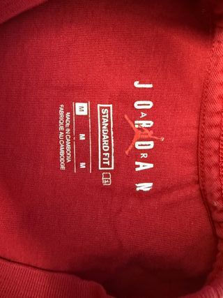 Camiseta Jordan Roja