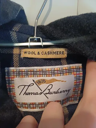 Abrigo Lana y Cachemira Thomas Burberry