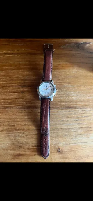 Orologio Breil Uomo Pelle Marrone Argento