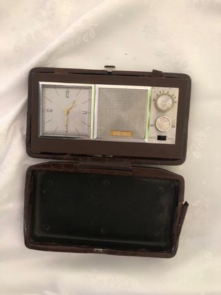 Reloj Radio Despertador Viaje SEIKO Antiguo