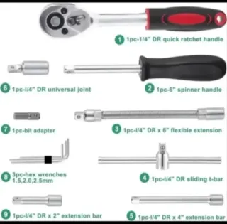 Maletin Caja Herramientas 46 piezas