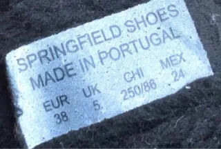 BOTINES DE PIEL SPRINGFIELD (NO NEGOCIABLE)
