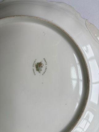 Plato Limoges Francia Pez Dorado