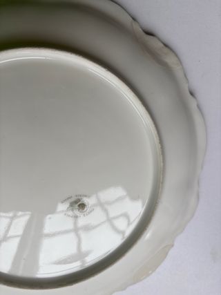 Plato Limoges Francia Pez Dorado