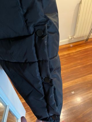 Abrigo de invierno negro