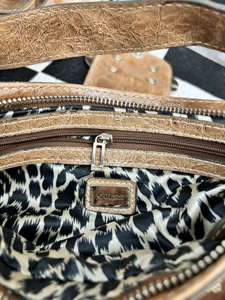 Borsa Guess Vintage Y2K Grunge Beige/Marrone