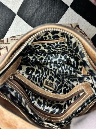 Borsa Guess Vintage Y2K Grunge Beige/Marrone