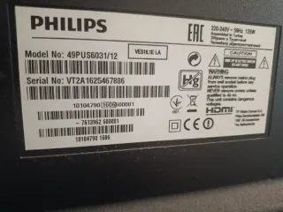 Televisor Philips 50 Negro