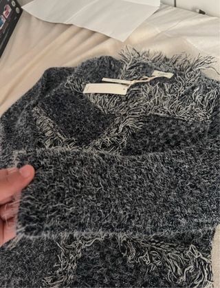 Cardigan Lulu Paris grigio taglia unica