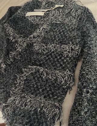 Cardigan Lulu Paris grigio taglia unica