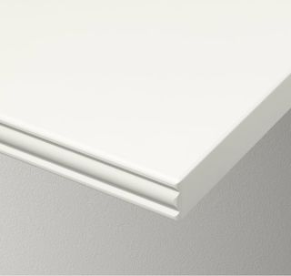 2 Estanterías blanca y plateada