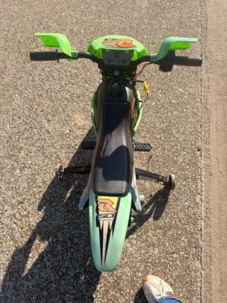 Moto Eléctrica Infantil Verde